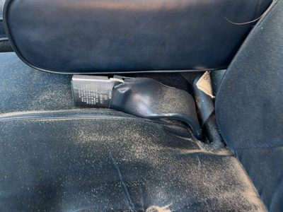 1986 Oldsmobile 98 Driver Left Front Seat Belt Buckle Receiver Oem Blue