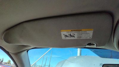 2004-2007 Dodge Caravan Driver Left Sun Visor Oem D5 Slate Gray 1ar60bd1ab