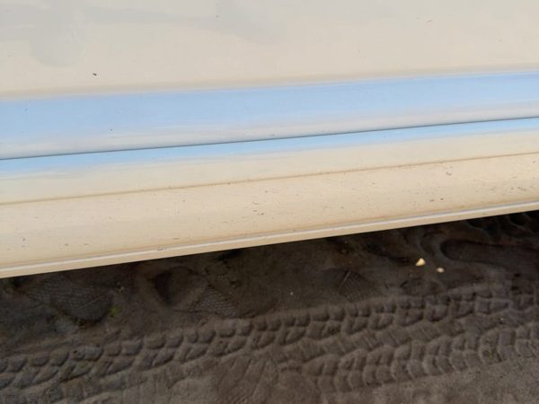 02-05 S10 Blazer Passenger Right Front Moulding From Door Trim Strip White 50U — photo 5