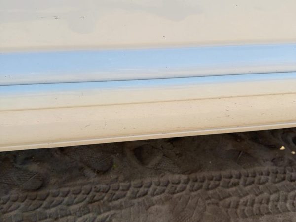 02-05 S10 Blazer Passenger Right Front Moulding From Door Trim Strip White 50U — photo 7