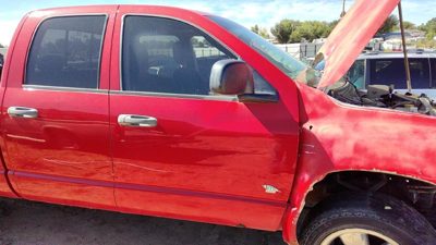 2005 Dodge Ram 1500 Front Door RH Red PR4