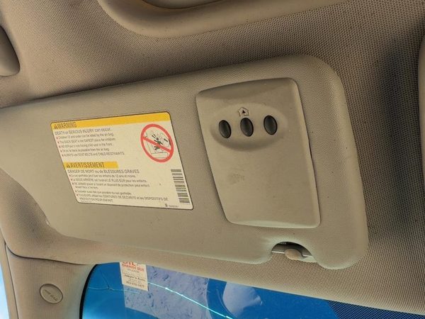 2004-2009 Cadillac Srx Driver Left Sun Visor Oem Gray 132 25756069 — photo 1
