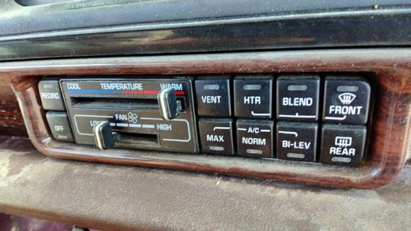 1995-1999 Buick Lesabre Temperature Control Module In Dash Heater Ac Head Unit — photo 3