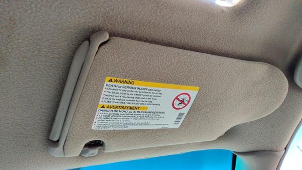2000-2004 Buick Regal Passenger Right Sun Visor Oem Tan 525 10334010 — photo 1