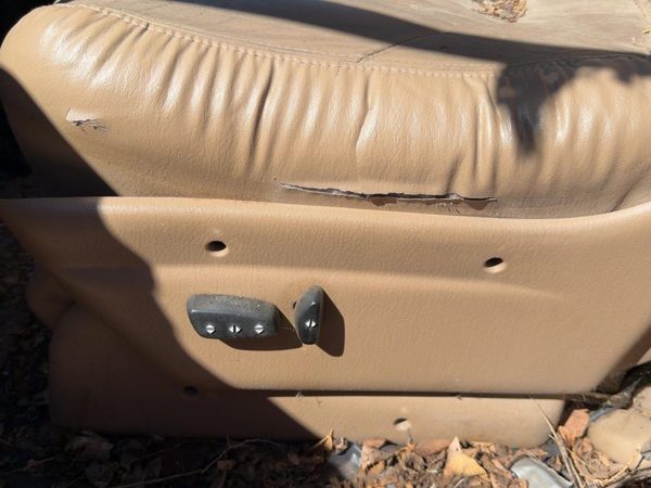 96 Town & Country Driver Left Side Power Seat Switch With Trim Panel Tan Flk5 — photo 2