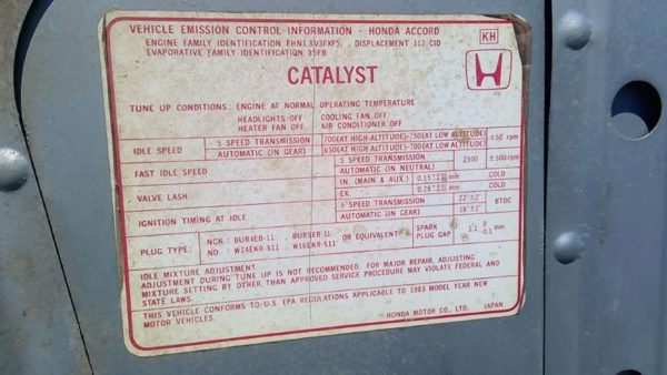 1985 Honda Accord — vehicle photo 11
