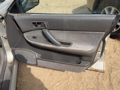 1990-1991 Subaru Legacy Passenger Right Front Door Trim Panel With Switches Gray