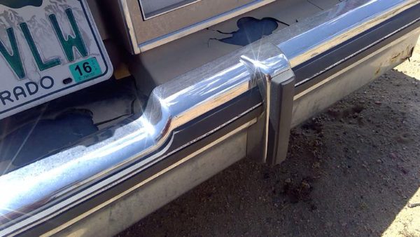 1985 Oldsmobile Delta 88 Rear Bumper Assembly Olds Rusted — photo 8