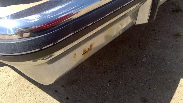 1985 Oldsmobile Delta 88 Rear Bumper Assembly Olds Rusted — photo 4