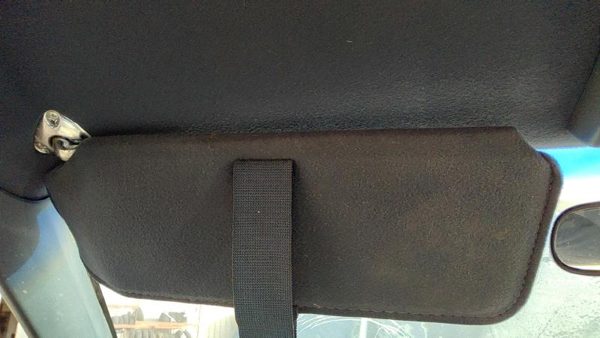 88-91 Olds Cutlass Calais Driver Left Sun Visor Oem Blue 2 Door — photo 6