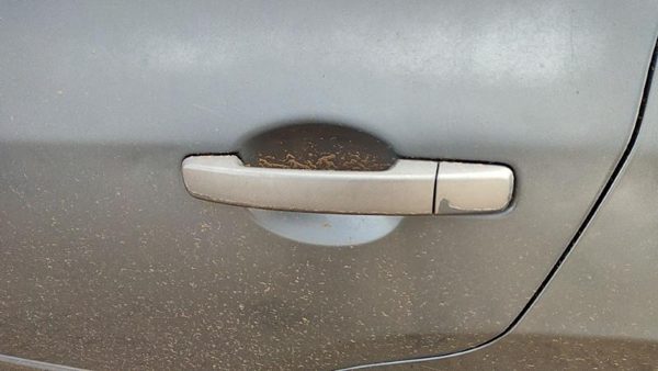 2007-2012 Nissan Altima Driver Left Rear Outside Door Handle Oem Back Gray W40 — photo 3