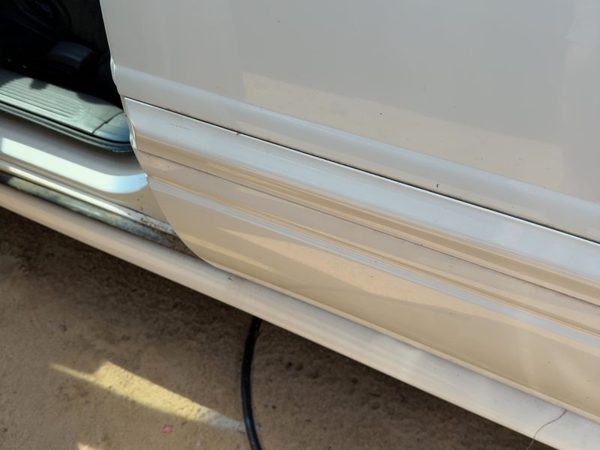 00-05 Lesabre Driver Left Rear Moulding From Door Oem Back Trim Strip White 40U — photo 5