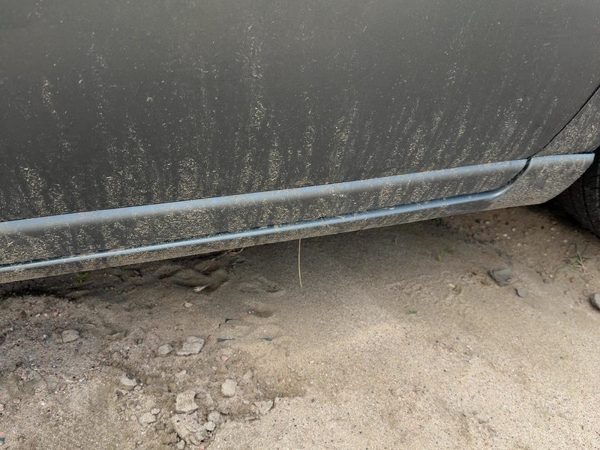 1998-2004 Cadillac Seville Passenger Right Front Lower Door Molding Thunder Gray — photo 7