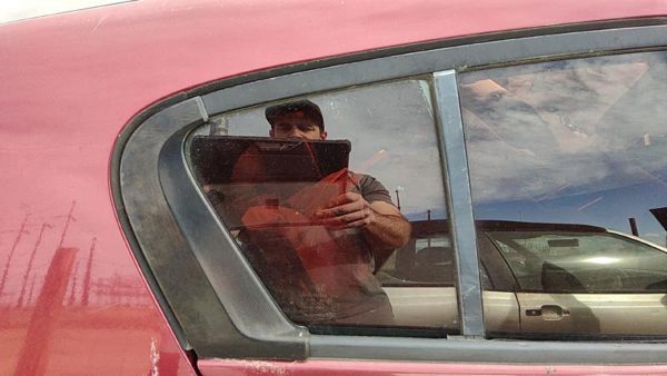 10-14 Insight Passenger Right Rear Vent Window Back Door Glass With Frame Oem — photo 3