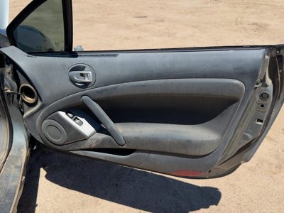 06-12 Eclipse Passenger Right Front Door Trim Panel With Switches Hatchback Gray