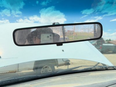 2000-2004 Ford F150 Inside Rear View Mirror Oem Windshield Mounted 2L1Z17700Aa