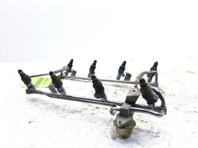 1991-1997 Ford F250 Complete Fuel Rail With Injectors Set Loaded Oem 7.5L 460