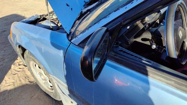 1988-1991 Honda Civic Driver Left Side Mirror Door Mounted Oem Sedan 3101854 — photo 5