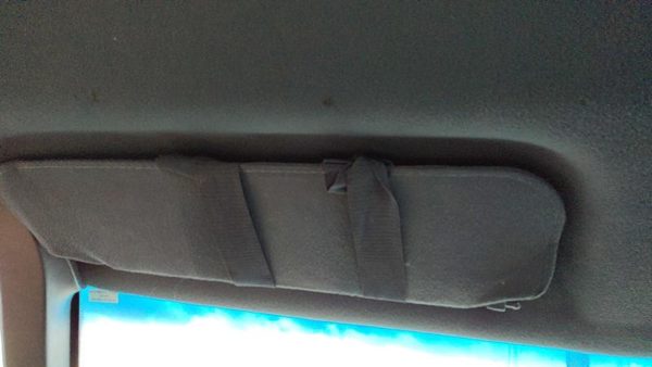1990-1997 Gmc Safari Driver Left Sun Visor Oem Blue — photo 1