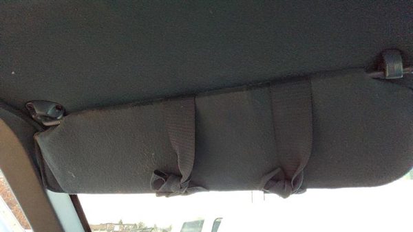 1990-1997 Gmc Safari Driver Left Sun Visor Oem Blue — photo 5