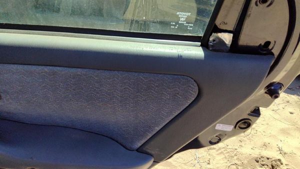 99-01 Camry Passenger Right Rear Door Trim Panel With Switches Back Gray 10 — photo 2