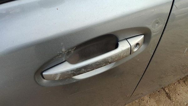10-14 Legacy Outback Driver Left Front Outside Door Handle Ssm Steel Silver — photo 3