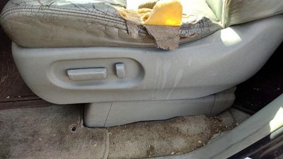 05-07 Honda Odyssey Driver Left Side Power Seat Switch With Trim Panel Oem Gray
