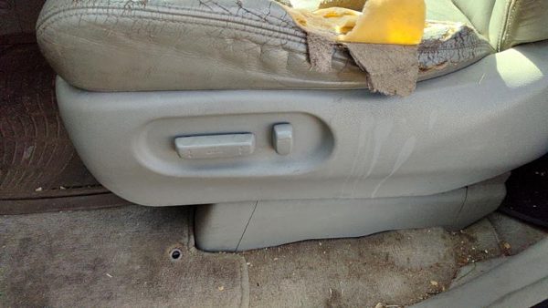 05-07 Honda Odyssey Driver Left Side Power Seat Switch With Trim Panel Oem Gray — photo 5