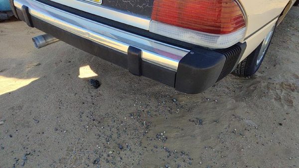 1984-1985 Ford Tempo Rear Bumper Assembly Aluminum With Brackets Oem Back — photo 6