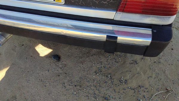 1984-1985 Ford Tempo Rear Bumper Assembly Aluminum With Brackets Oem Back — photo 5
