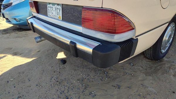 1984-1985 Ford Tempo Rear Bumper Assembly Aluminum With Brackets Oem Back — photo 7