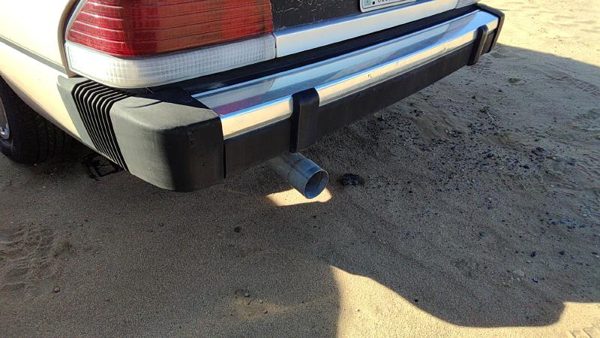 1984-1985 Ford Tempo Rear Bumper Assembly Aluminum With Brackets Oem Back — photo 2