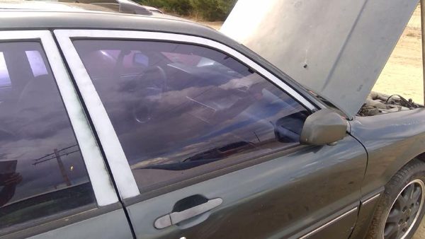 1991 Mitsubishi Galant VR-4 Passenger Right Front Door Shell OEM RH Green — photo 9