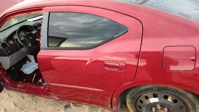 2010 Dodge Charger Rear Door LH Prh Inferno Red 05174197AB