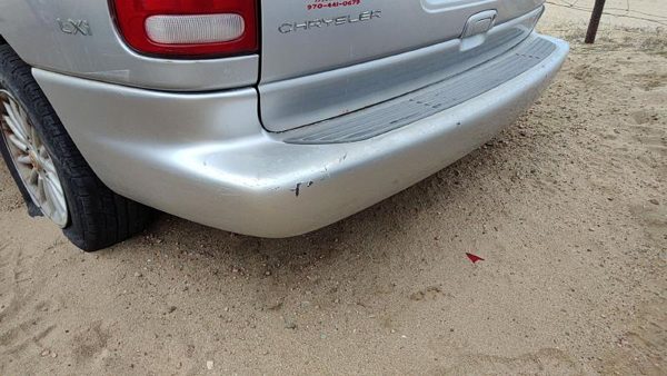 1996-2000 Chrysler Town & Country Rear Bumper Cover Assembly Oem Back Silver — photo 6