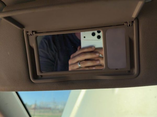 2006-2009 Subaru Legacy Outback Driver Left Sun Visor Oem Taupe Tau 92011Ag52Aor — photo 6