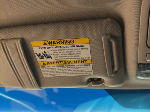 2006-2009 Subaru Legacy Outback Driver Left Sun Visor Oem Taupe Tau 92011Ag52Aor — photo 3