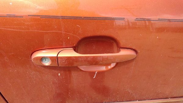 2005-2010 Chevy Cobalt Passenger Right Front Outside Door Handle Oem Orange 56U — photo 2