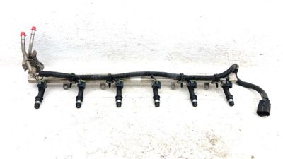 2002 Chevy Trail Blazer Complete Fuel Rail With Injectors Set Loaded Oem 4.2L