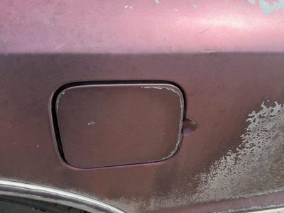 1992-1999 Olds Eighty Eight Fuel Tank Door With Hinge Gas Lid Oem Filler Maroon