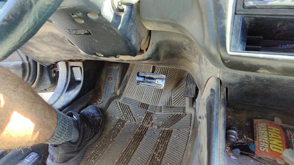 1998-2002 Honda Accord Lower Dash Under Column Knee Bolster Trim Panel Oem Gray — photo 6