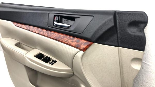 11-14 Legacy Outback Driver Left Front Door Trim Panel With Master Switch Ivory — photo 6