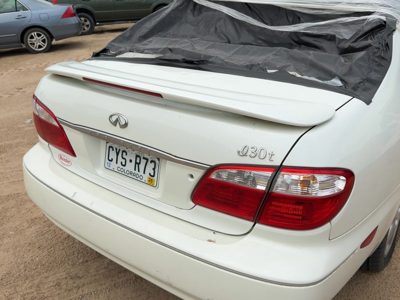 2000 INFINITI I30 Trunk/decklid/hatch/tailgate White