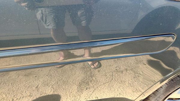 04-08 Grand Prix Driver Left Rear Moulding From Door Back Trim Stealth Gray 46U — photo 5