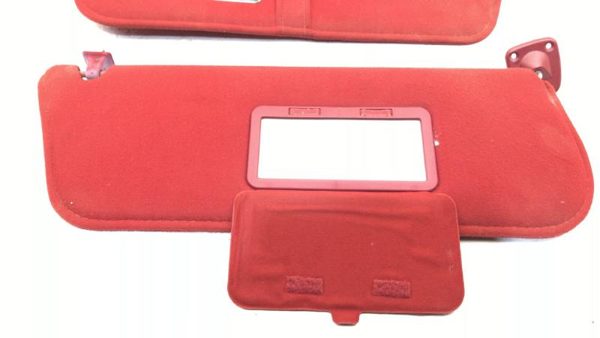 1989-1993 Ford F150 Pair Of Sun Visors Left Right Bolts Hardware Oem Rh Red — photo 8