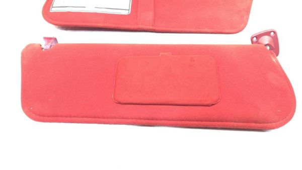 1989-1993 Ford F150 Pair Of Sun Visors Left Right Bolts Hardware Oem Rh Red — photo 7