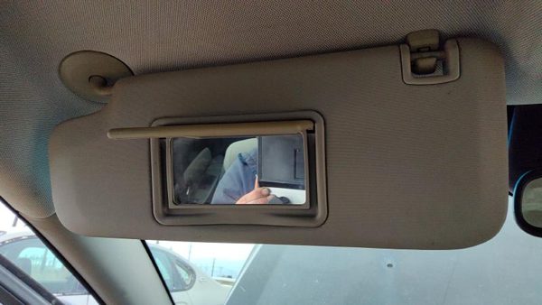 2011 LH Driver Left Sun Visor OEM Black Afb — photo 6