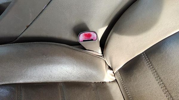 2002-2005 Ford Explorer Driver Left Front Seat Belt Buckle Receiver Oem Tan Gp — photo 3