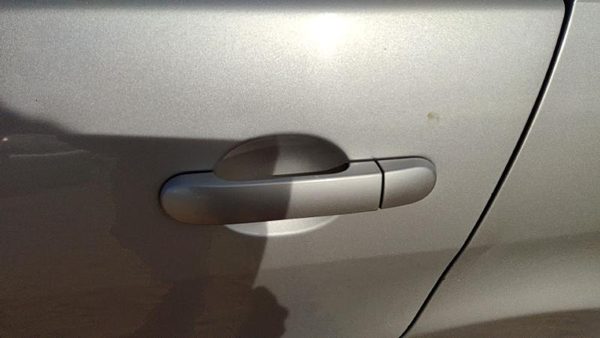 2007-2011 Nissan Versa Driver Left Rear Outside Door Handle Oem Back Silver K23 — photo 1