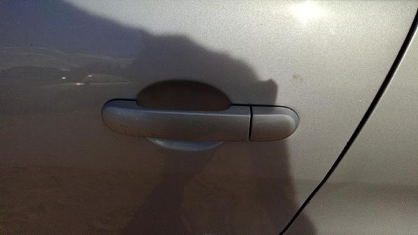 2007-2011 Nissan Versa Driver Left Rear Outside Door Handle Oem Back Silver K23 — photo 2
